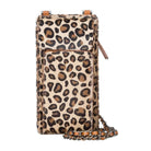 Bloominbag-Bloom Cross Leopard Luxe Hakiki Deri Cüzdan & Telefon çantası-1-Milagron.com