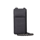 Bloominbag-Bloom Cross Obsidian Black Hakiki Deri Cüzdan & Telefon çantası-1-Milagron.com