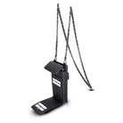 Bloominbag-Bloom Cross Obsidian Black Hakiki Deri Cüzdan & Telefon çantası-5-Milagron.com