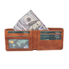 Bloominbag-Bloom Fold Cognac Tan Hakiki Deri Cüzdan-4-Milagron.com
