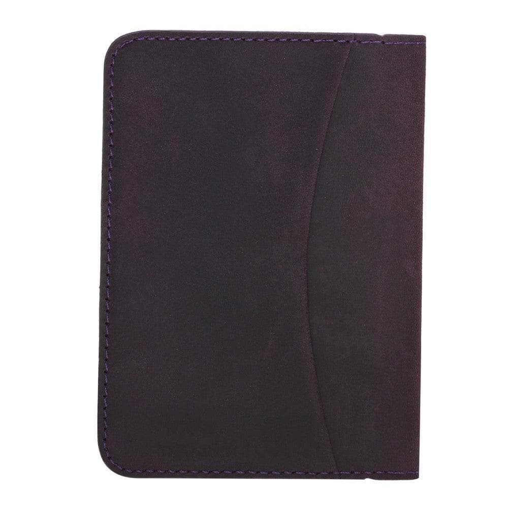 Bloominbag-Bloom Ledger Deep Amethyst Hakiki Deri Bifold Cüzdan-3-Milagron.com