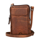 Bloominbag-Bloom Nino Saddle Brown Hakiki Deri Crossbody Çanta-1-Milagron.com