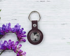 Bloominbag-Bloom Paw Crimson Flame Hakiki Deri Air Tag Kılıfı-1-Milagron.com