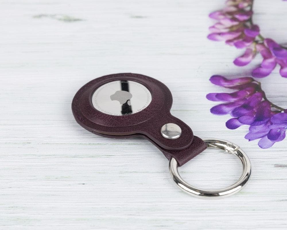 Bloominbag-Bloom Paw Crimson Flame Hakiki Deri Air Tag Kılıfı-4-Milagron.com