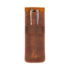 Bloominbag-Bloom Pen Pouch Çift Kalemlik Mocassin Deri Kılıf-2-Milagron.com