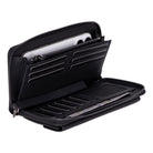 Bloominbag-Bloom Porter Shadow Black Hakiki Deri Telefon Bölmeli Cüzdan-2-Milagron.com