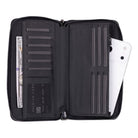 Bloominbag-Bloom Porter Shadow Black Hakiki Deri Telefon Bölmeli Cüzdan-3-Milagron.com