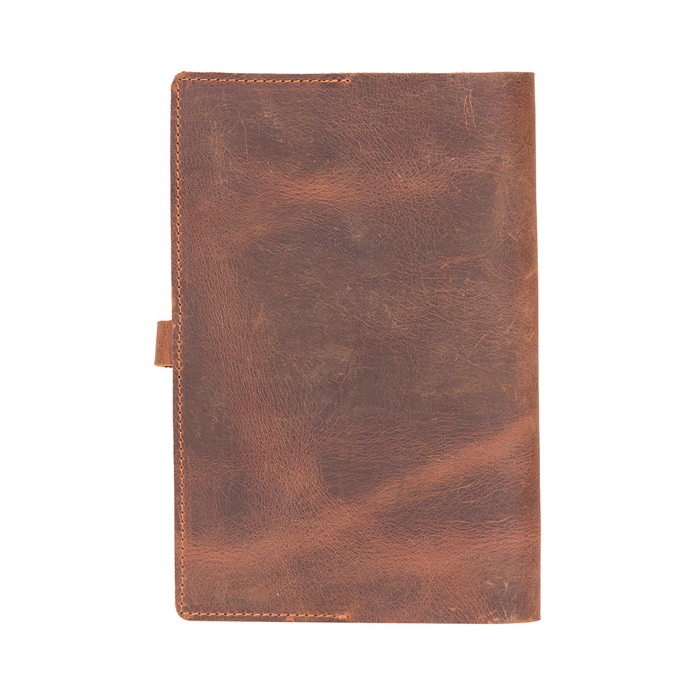 Bloominbag-Bloom Quiet Edit Saddle Brown A5 Deri Kitap Defter Kılıfı-5-Milagron.com