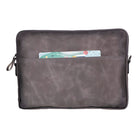 Bloominbag-Bloom Sleeve Leeds 14" Ash Gray Hakiki Deri Laptop & Tablet Kılıfı-3-Milagron.com