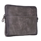 Bloominbag-Bloom Sleeve Leeds 14" Ash Gray Hakiki Deri Laptop & Tablet Kılıfı-5-Milagron.com