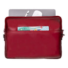 Bloominbag-Bloom Sleeve Leeds 14" Crimson Red Hakiki Deri Laptop & Tablet Kılıfı-3-Milagron.com