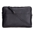 Bloominbag-Bloom Sleeve Leeds 14" Obsidian Black Hakiki Deri Laptop & Tablet Kılıfı-1-Milagron.com