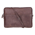 Bloominbag-Bloom Sleeve Leeds 16" Mahogany Dark Hakiki Deri Laptop & Tablet Kılıfı-1-Milagron.com