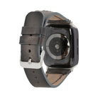 Bloominbag-Bloom Strap Avilla Sandy Gray Hakiki Deri Apple Watch Kayışı 44/45/46/49mm-2-Milagron.com
