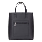 Bloominbag-Bloom Tote Valetto Noir Hakiki Deri Omuz çantası / Tote Bag-1-Milagron.com