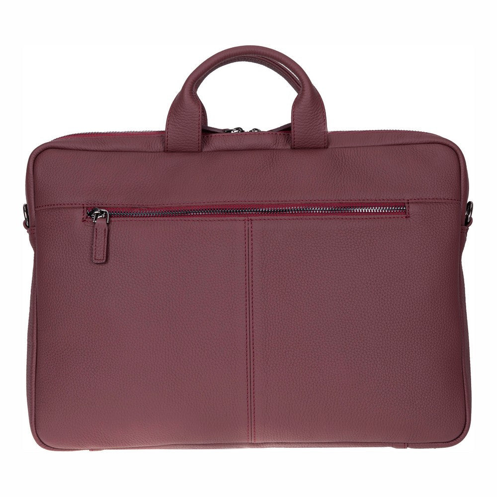 Bloom Urban Shell Pro 13-14" Bordeaux Wine Hakiki Deri Laptop / Macbook Çantası