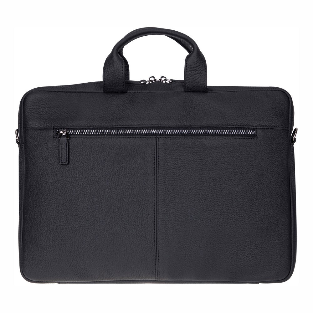 Bloom Urban Shell Pro 13-14" Noir Black Hakiki Deri Laptop / Macbook Çantası - 0