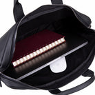Bloominbag-Bloom Urban Shell Pro 13-14" Noir Black Hakiki Deri Laptop / Macbook Çantası-Laptop & Evrak Çantası-5-Milagron.com