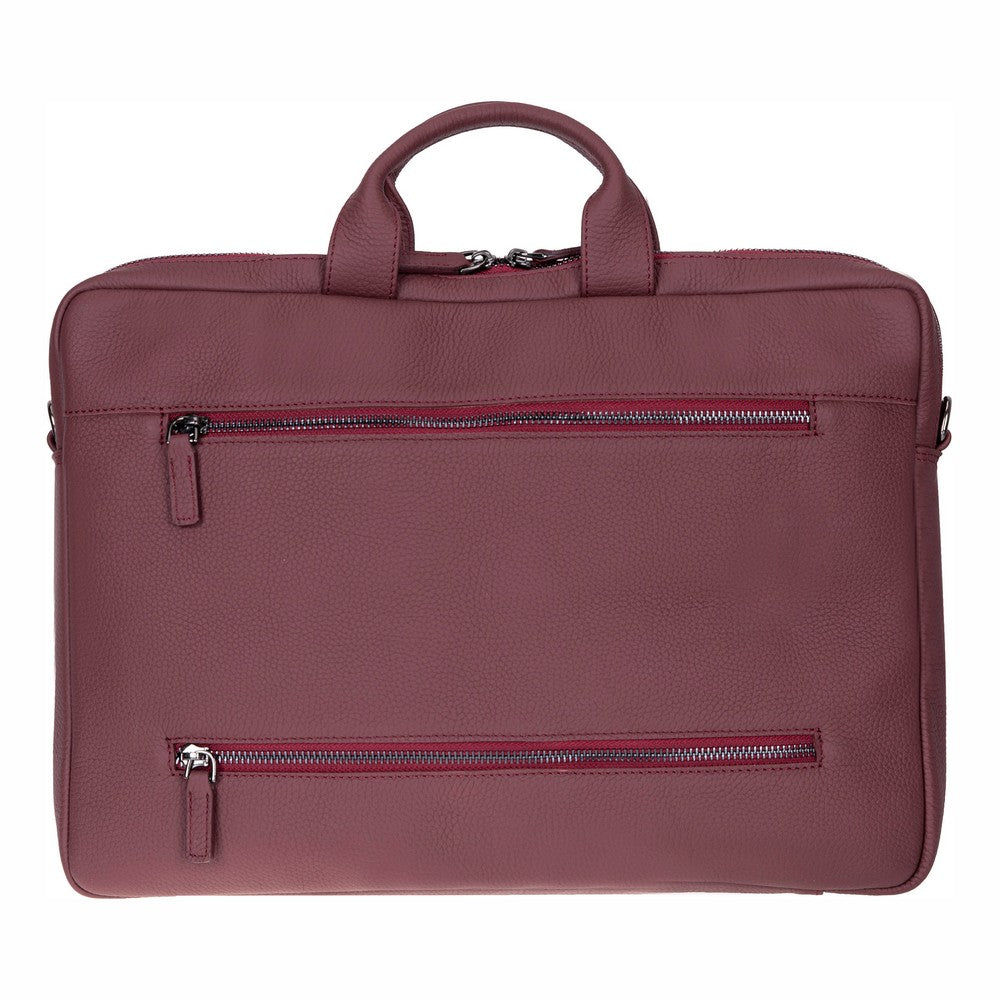 Bloom Urban Shell Pro 16" Bordeaux Wine Hakiki Deri Laptop / Macbook Çantası