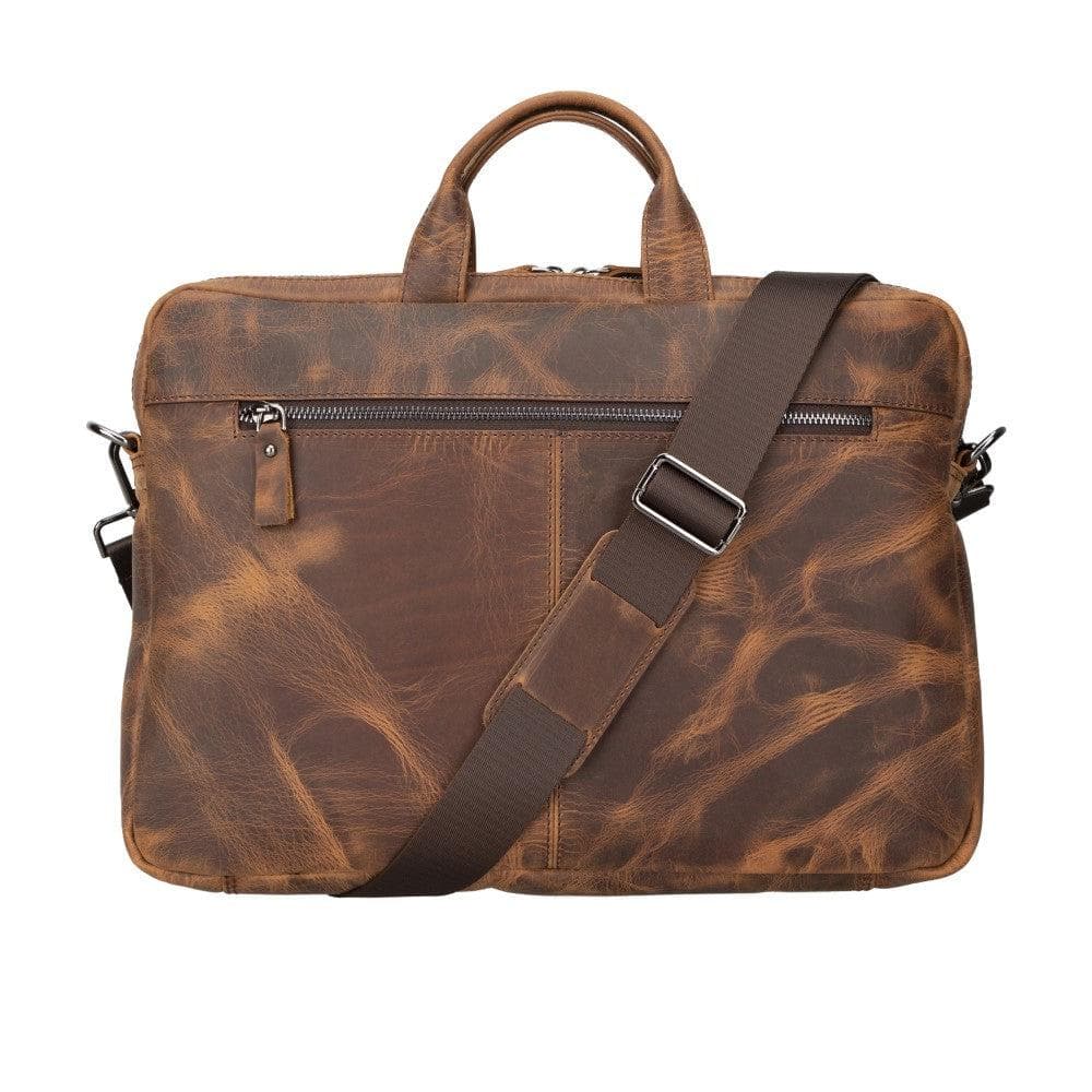 Bloom Urban Shield 16 Inç Saddle Heritage Deri Laptop / Macbook Çantası