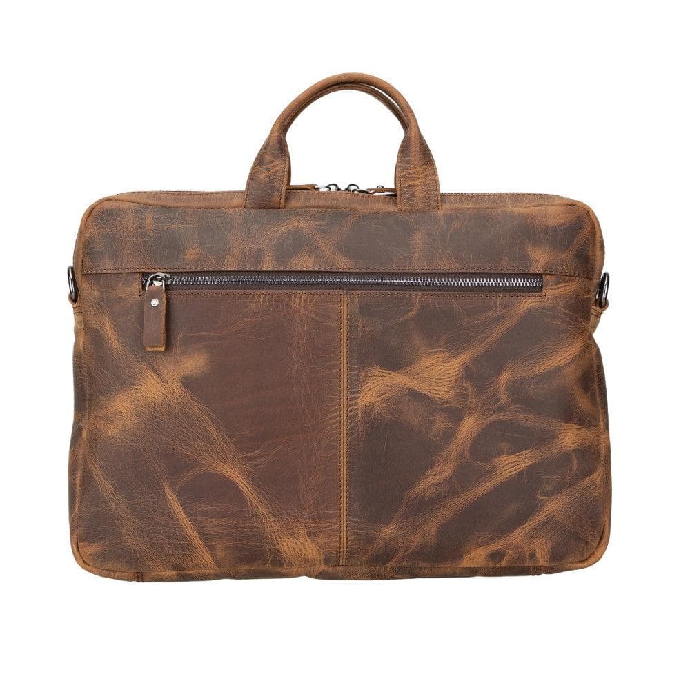 Bloom Urban Shield 16 Inç Saddle Heritage Deri Laptop / Macbook Çantası
