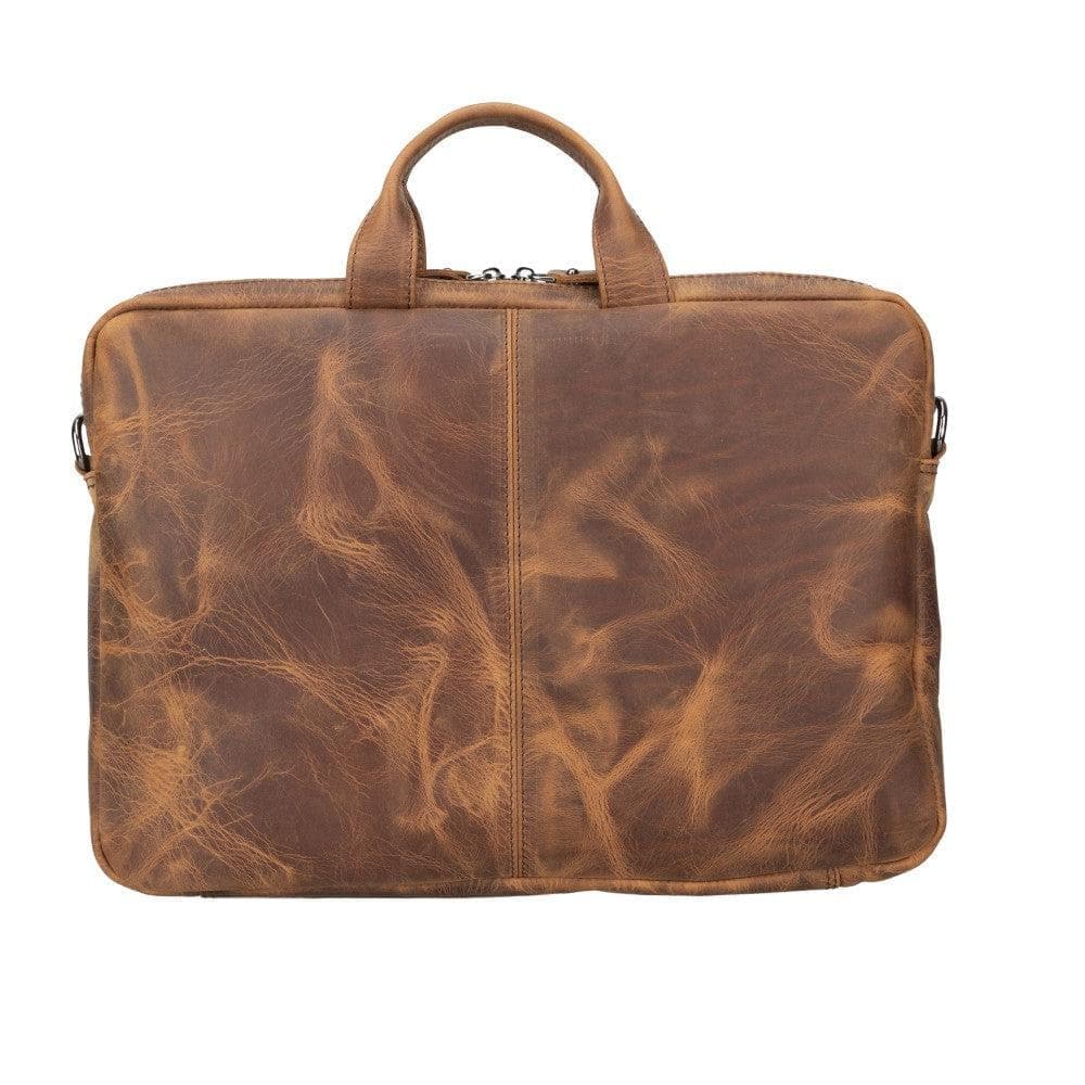 Bloom Urban Shield 16 Inç Saddle Heritage Deri Laptop / Macbook Çantası