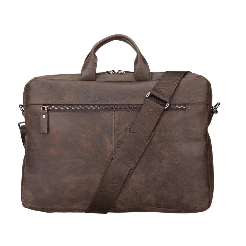 Bloominbag-Bloom Urban Shield 16" Koyu Kahverengi Deri Laptop / Macbook çantası-1-Milagron.com