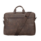 Bloominbag-Bloom Urban Shield 16" Koyu Kahverengi Deri Laptop / Macbook çantası-1-Milagron.com