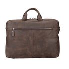Bloominbag-Bloom Urban Shield 16" Koyu Kahverengi Deri Laptop / Macbook çantası-3-Milagron.com