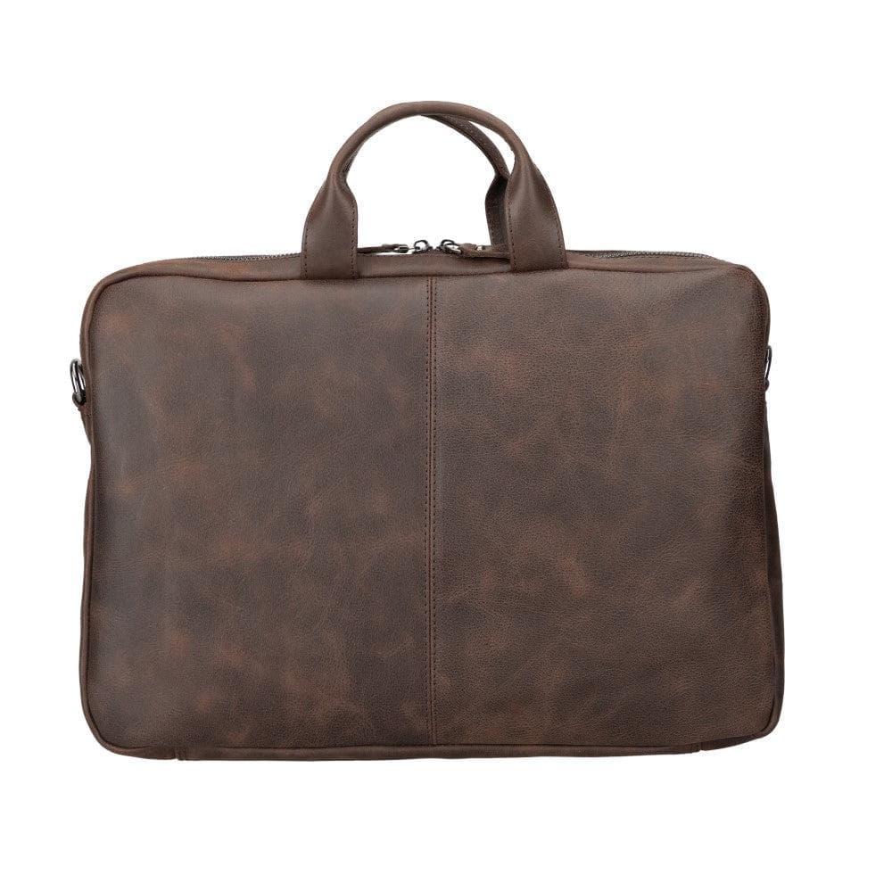 Bloominbag-Bloom Urban Shield 16" Koyu Kahverengi Deri Laptop / Macbook çantası-5-Milagron.com