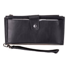 Bloominbag-Bloom Verve Marine Noir Hakiki Deri Telefon Bölmeli Cüzdan-1-Milagron.com