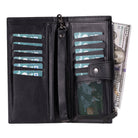 Bloominbag-Bloom Verve Marine Noir Hakiki Deri Telefon Bölmeli Cüzdan-2-Milagron.com