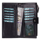 Bloominbag-Bloom Verve Marine Noir Hakiki Deri Telefon Bölmeli Cüzdan-3-Milagron.com