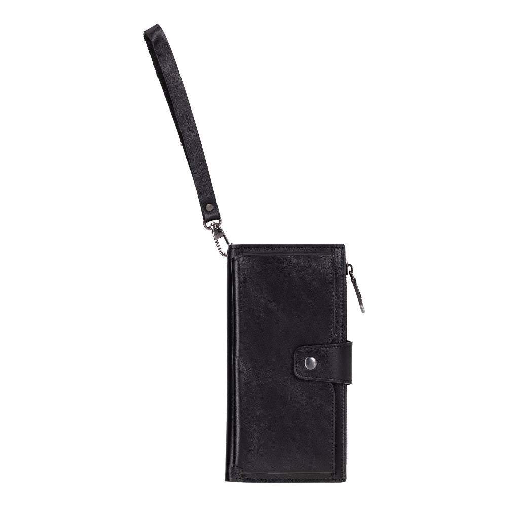 Bloominbag-Bloom Verve Marine Noir Hakiki Deri Telefon Bölmeli Cüzdan-5-Milagron.com