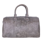 Bloominbag-Bloom Voyager Ash Gray Hakiki Deri Duffle Unisex Seyahat & Hafta Sonu çantası-2-Milagron.com