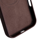 Bloomcase Mono Espresso Brown Apple Iphone 17 Pro Max (6.9") Hakiki Deri Magsafe Kılıf