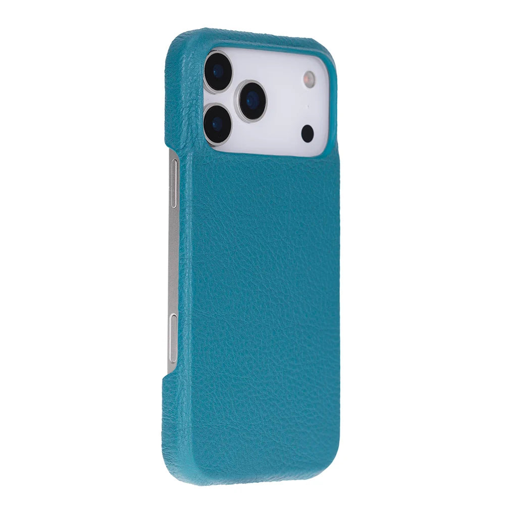Bloomcase Ultimate Jacket Teal Patina Apple Iphone 17 Pro (6.3") Hakiki Deri Kılıf