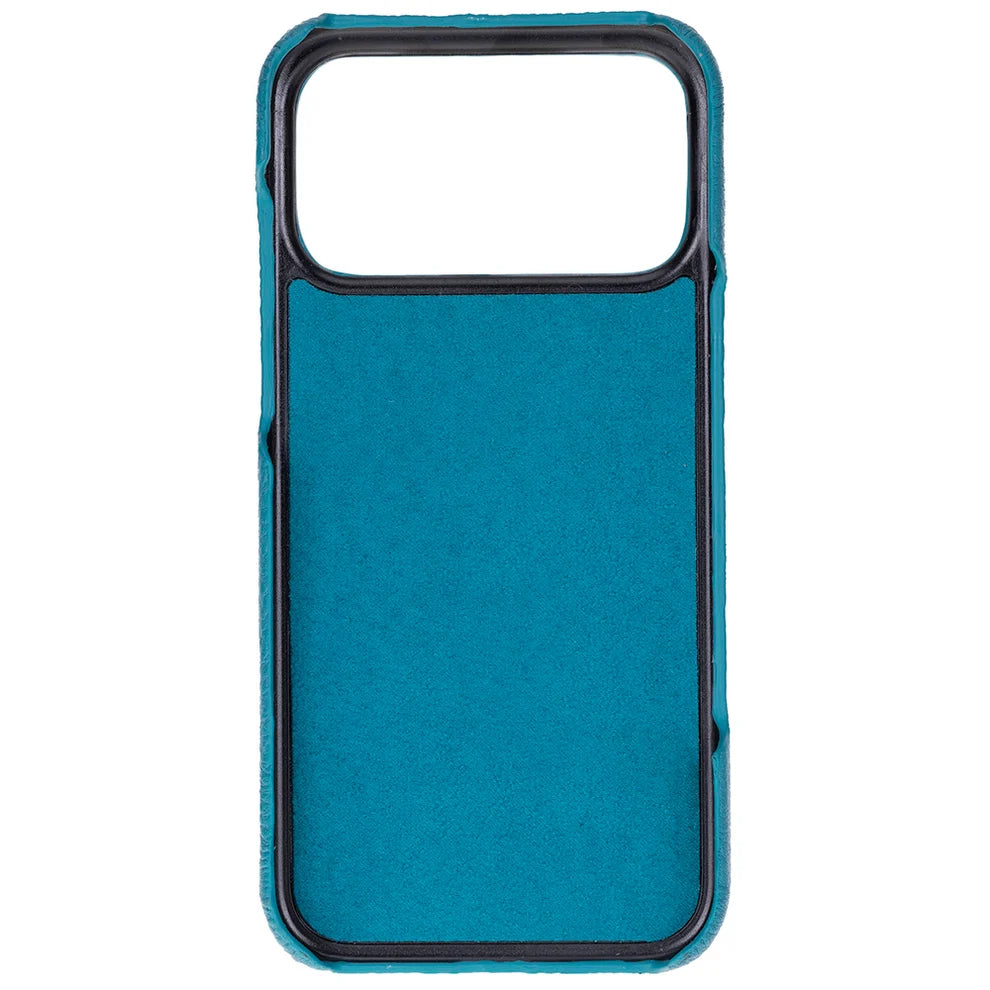 Bloomcase Ultimate Jacket Teal Patina Apple Iphone 17 Pro (6.3") Hakiki Deri Kılıf