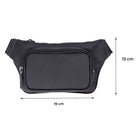 Bloombag Noir Black Hakiki Deri Crossbody Belt Bag