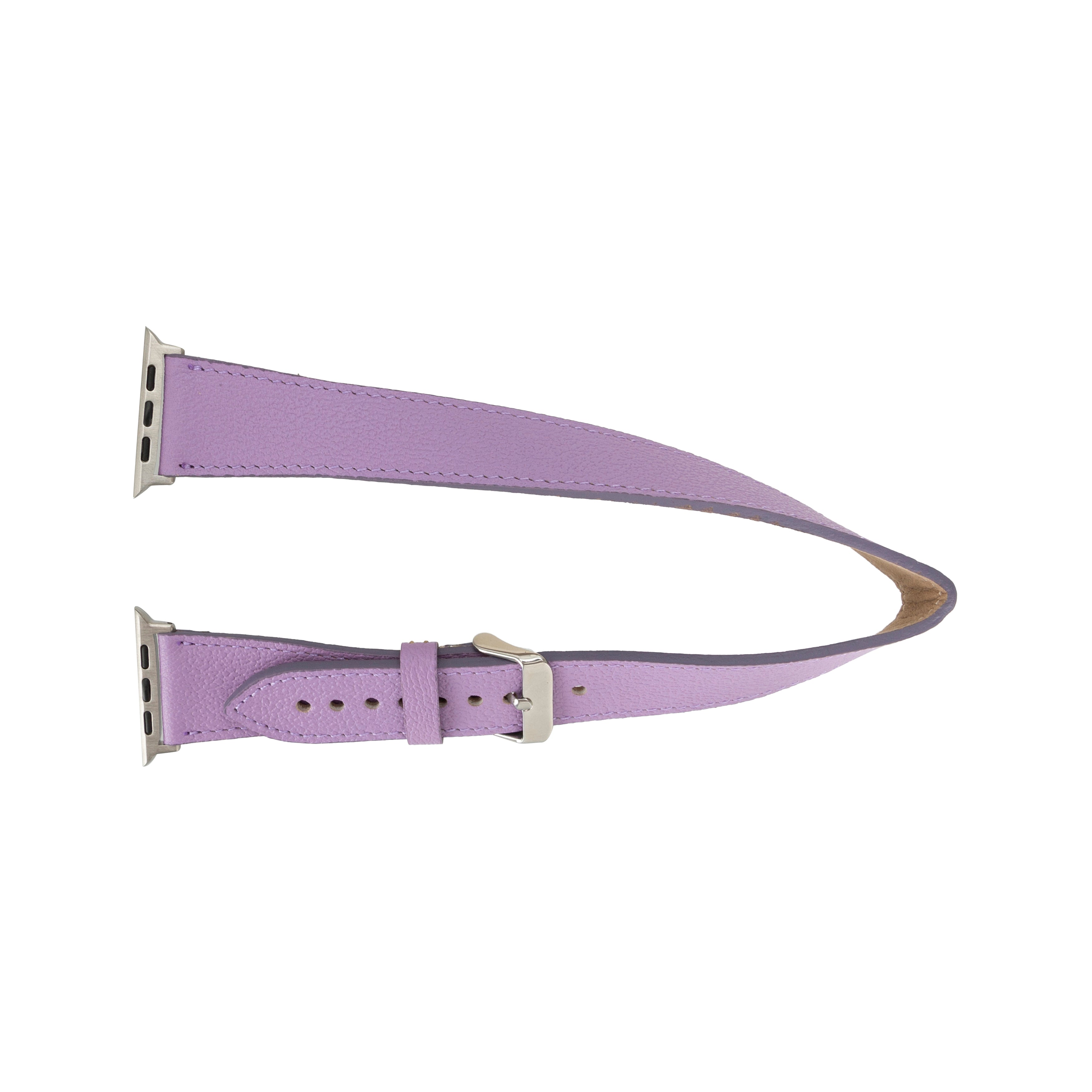 Bloomband Double Tour Lilac Deri Apple Watch Kayışı - 44/45/46/49Mm