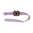 Bloomband Double Tour Lilac Deri Apple Watch Kayışı - 44/45/46/49Mm