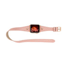 Bloomband Gold Tokalı Double Tour Pink Deri Apple Watch Kayışı - 44/45/46/49Mm
