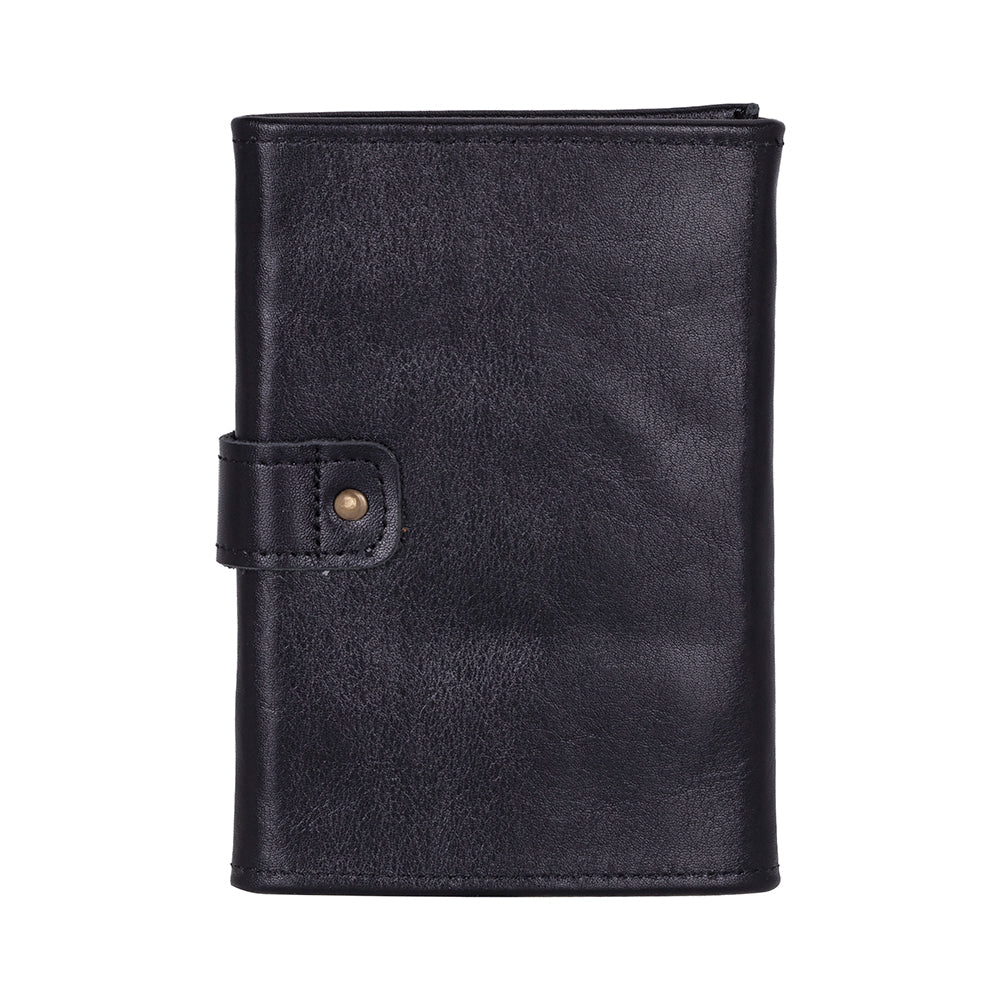 Bloomband Noir Black Akıllı Saat Çantası - Triple Deri Saat Kordonu Organizer