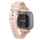 Bloomband Rose Gold Tokalı Bisque Deri Apple Watch Kayışı - 44/45/46/49Mm