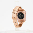 Bloomband Rose Gold Tokalı Deri Apple Watch Kayışı - 44/45/46/49Mm