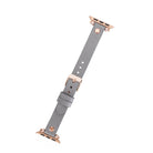 Bloomband Rose Gold Tokalı Sandy Gray Deri Apple Watch Kayışı - 44/45/46/49Mm