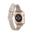 Bloomband Sandy Brown Deri Apple Watch Kayışı - 44/45/46/49Mm