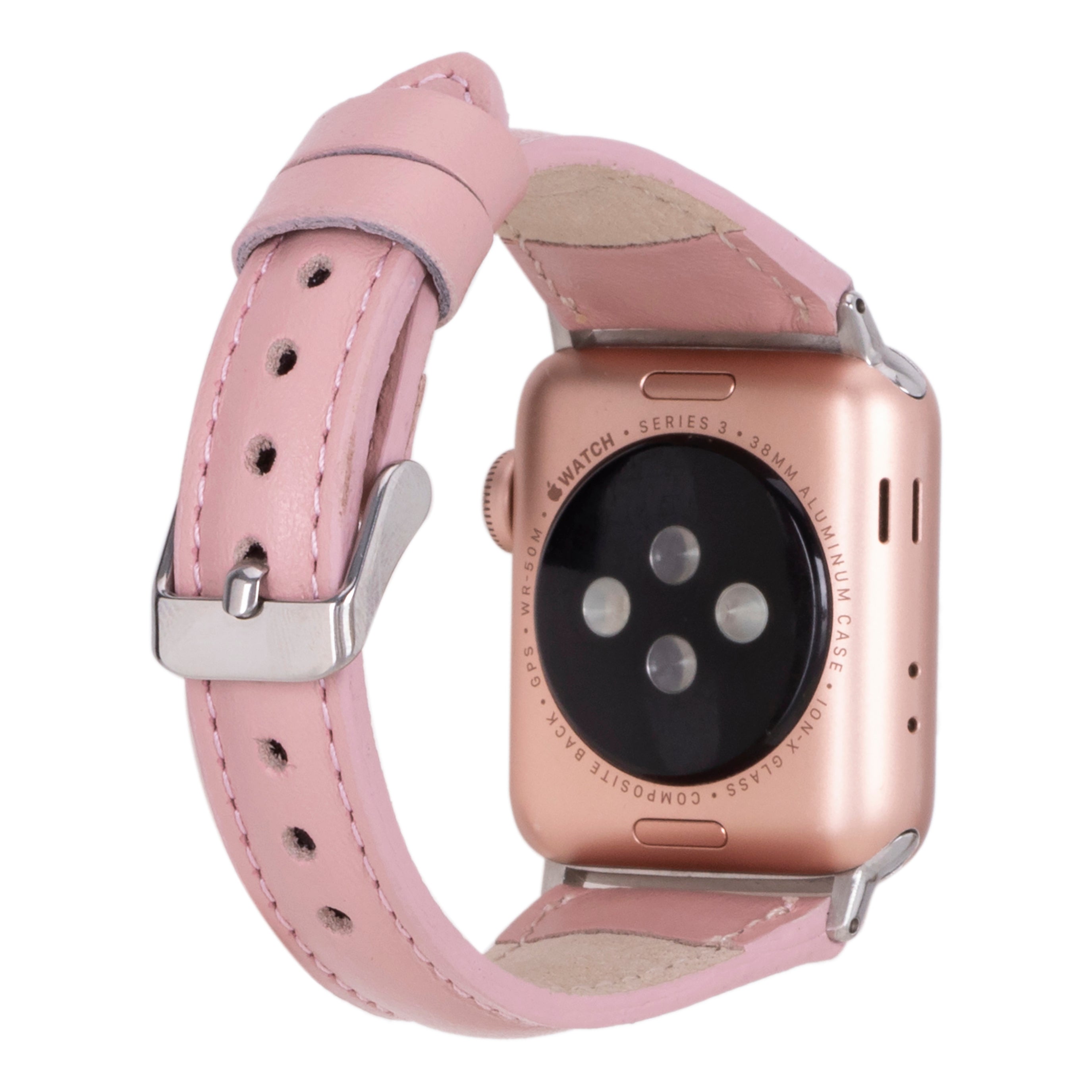Bloomband Signature Blush Pink Leather Apple Watch Band (44/45/46/49Mm)