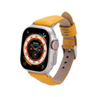 Bloomband Signature Butter Yellow Leather Apple Watch Band - 44/45/46/49Mm
