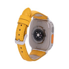 Bloomband Signature Butter Yellow Leather Apple Watch Band - 44/45/46/49Mm